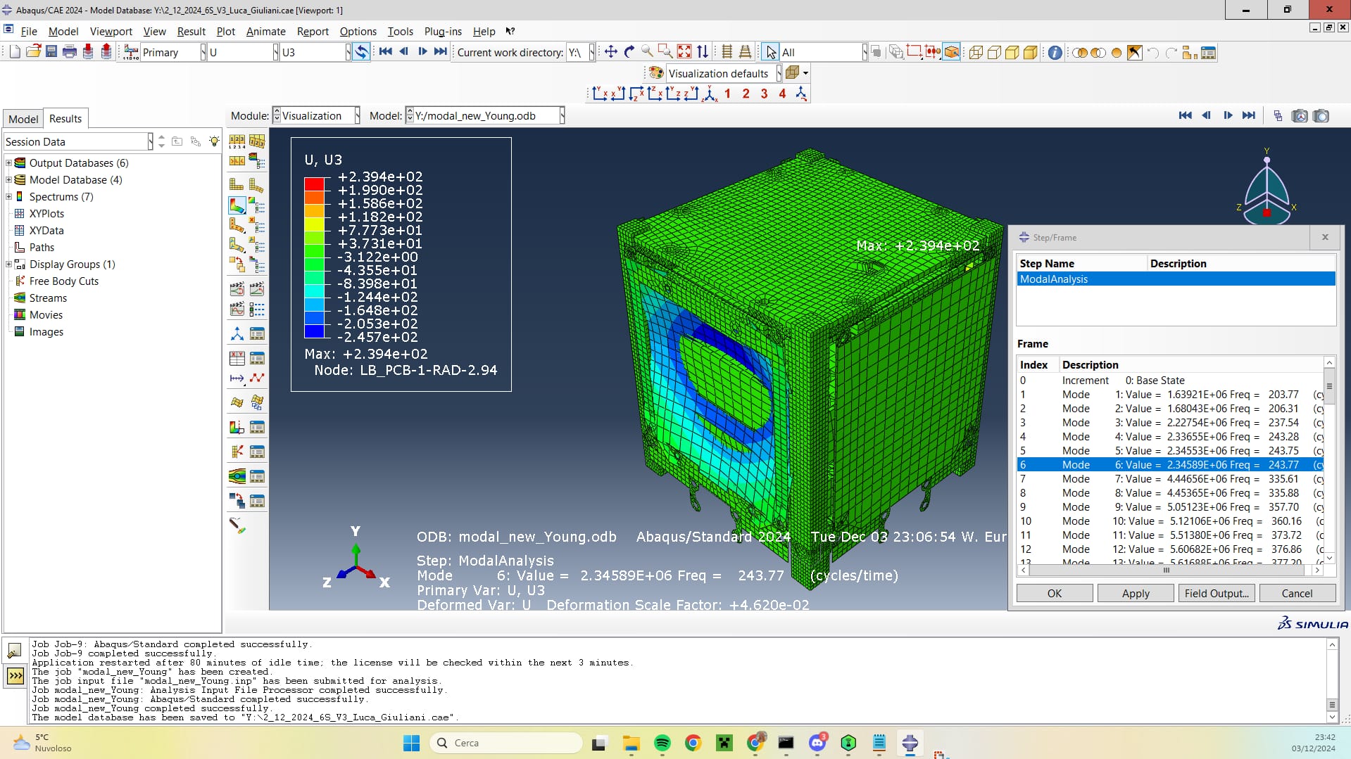 Analisi FEM — Struttura CubeSat (2)